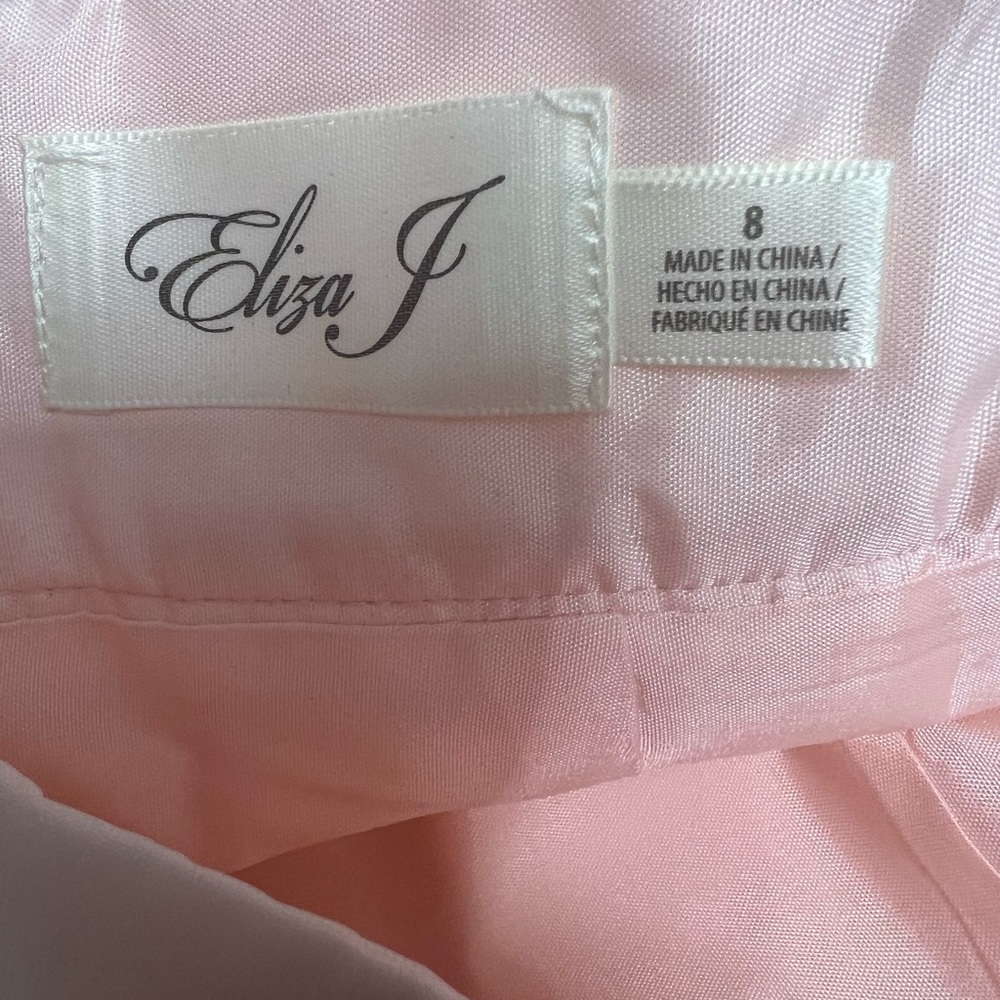 EUC Eliza J Pink Floral Midi Skirt - Picture 2 of 6